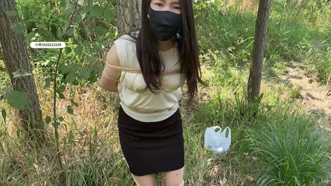 野外树林河边捆绑 上面下面塞了什么自行脑补 第7张