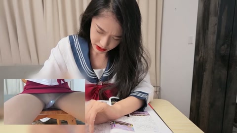 【雅熙 以安】跳蛋阅读，有下体跳单刺激画中画，断断续续 第8张