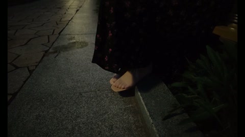 公园里的镣铐挑战任务---手铐脚铐锁住的肉丝碎花裙 第8张
