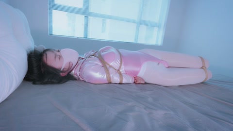 定制女神收集图鉴4粉色连体1小时13分钟放置，马具封嘴款口球强制抬头，模特后面实在受不了都快哭了…… 第8张