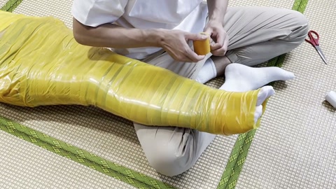 小羽橙色木乃伊，被封嘴后，表情很不情愿 第8张