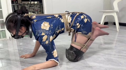 蜜桃臀骚臭狗奴壹壹的爬楼训练 第8张