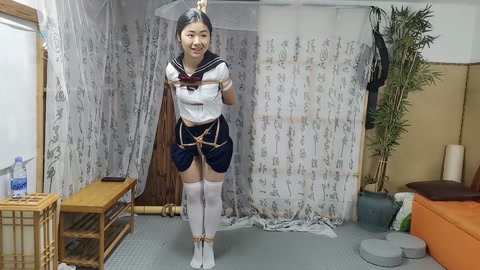麦麦绳缚体验放置五花、踮脚吊……终于鼓起勇气来体验期待已久的紧缚爱好，全程微喘，耐绑柔韧感都颤抖中完... 第8张