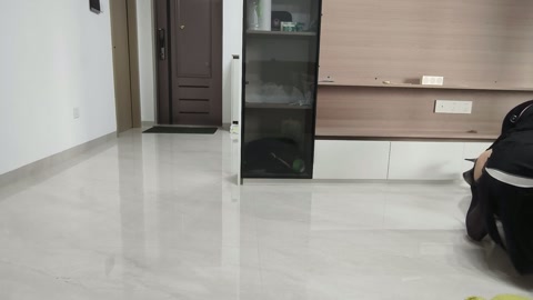 黑丝伪娘母狗高跟鞋脚铐爬行练习 第8张