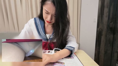 【雅熙 以安】跳蛋阅读，有下体跳单刺激画中画，断断续续 第9张