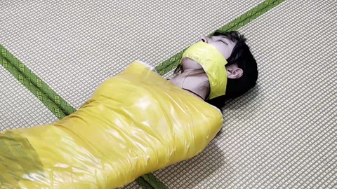 小羽橙色木乃伊，被封嘴后，表情很不情愿~ 第9张