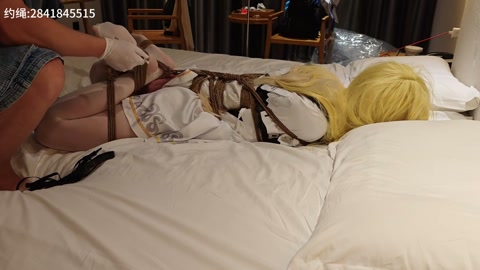 欧式驷马tk  欧式驷马挠痒痒。一开始还挺有体力挣扎的。后来把脚掌也绑起来后明显老实多了 第9张