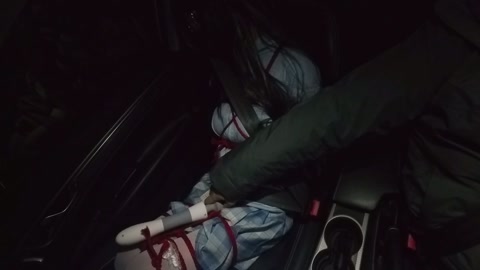 车内绑架开出去溜一圈，期间她紧张的不行，还要被S乱摸 第9张