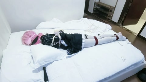 长夜月cos严厉折腿驷马＋严厉日式驷马紧缚 第9张
