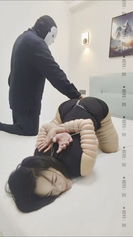 【蓝】铁丝五花，铁丝股绳，并腿脚趾束缚 第10张