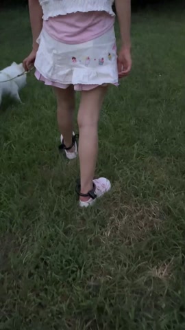 女儿服妹子的脚镣vlog-戴镣外出遛狗 第10张