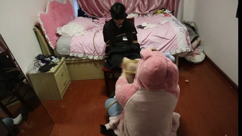 椅子缚捆绑玩素人女生1号（生气，暴躁，敢于反抗） 优等生的玩弄被鞭打会骂人 平价简玩 属于初见时的互... 第10张