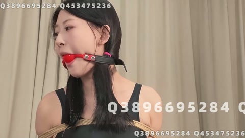 花花舞蹈服黑丝半吊缚，口球堵嘴特写！ 第10张