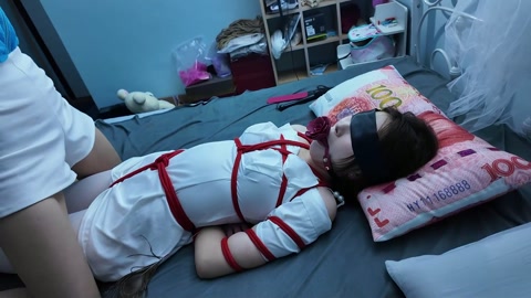 贝贝捆绑相亲（完）-永生难忘的新婚夜 白丝红绳紧缚 蒙眼无助的小新娘遭遇神秘故人！ 第10张
