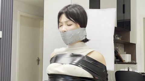 【小晗】银色双重胶带封嘴 第11张