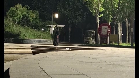 公园里的镣铐挑战任务---手铐脚铐锁住的肉丝碎花裙 第11张