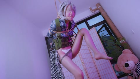 定拍女神收集图鉴2这期内容有点多，标题写不完，麦晓雯被绑在车后座tJ后，原味丝袜内裤堵嘴，束缚带，吊... 第11张