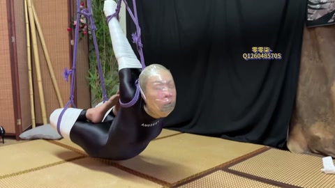 胶带极限欧式并肘反关节折磨！严密封堵！痛苦万分！ 第11张