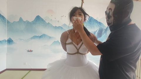 芭蕾裙五花脚镣踮脚放置 第11张