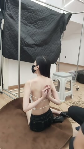 蛇缚-吊缚-后手观音缚，原色未打磨麻绳，挑战 第11张