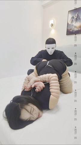 【蓝】铁丝五花，铁丝股绳，并腿脚趾束缚 第12张