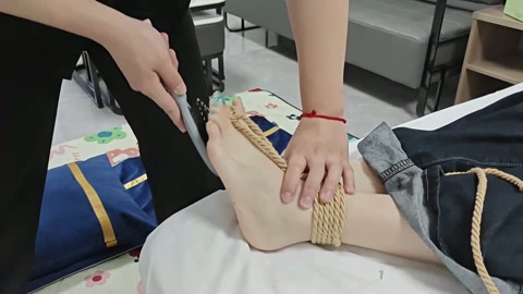 大学生蓝色美甲tk 第12张