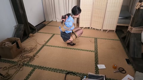 客户要求复刻后手观音折腿缚，各位觉得美女能脱困吗？让我们拭目以待！ 第12张