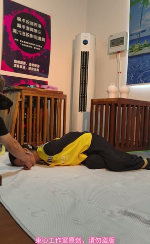 小月囚服五花捆绑一步绳，断头台，手铐囚犯人扮演，大刀斩首，简单剧情 第12张