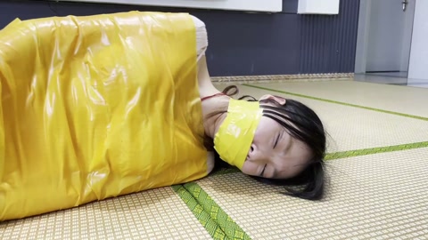小羽橙色木乃伊，被封嘴后，表情很不情愿~ 第12张