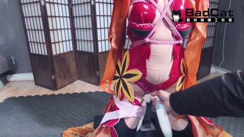 紧缚 抚m QG 挣扎 放置 cos展示~妙妙cos 蝶祈 第12张