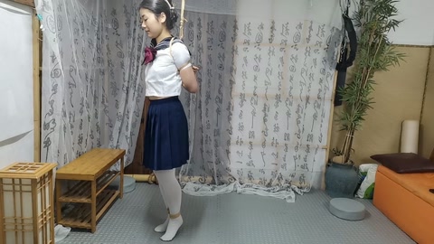 麦麦绳缚体验放置五花、踮脚吊……终于鼓起勇气来体验期待已久的紧缚爱好，全程微喘，耐绑柔韧感都颤抖中完... 第12张