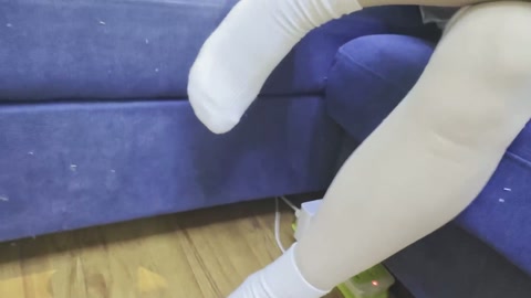 jk白袜椅子麻花腿缚 大量白袜特写 第12张